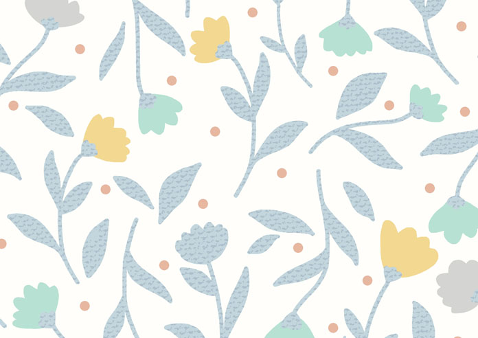 Spring Awakening, Powder Blue - Roller Blind - Image 6